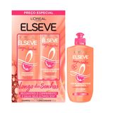 Kit Elseve Shampoo 375ml + Condicionador 170ml + Creme De Pentear Longo Dos Sonhos 250ml