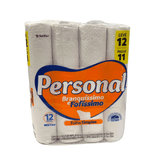 Papel Higiênico Folha Simples Personal Com 12 Rolos De 30 Metros