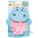 Esponja Macia Para Banho Infantil 0m+ - Hipopotamo - Clingo