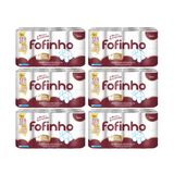 Papel Higiênico Folha Dupla Fofinho 6 Pacotes Com 16 Rolos De 30 Metros Cada