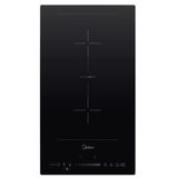 Cooktop Freezone Por Indução Midea Vitrocerâmico Com 02 Bocas, 09 Níveis De Potência E Painel Touch Preto - Cfbd22