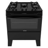 Fogao 5 Bocas Itatiaia Electra Glass Plus Preto Mesa De Vidro Bivolt