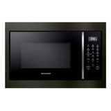 Microondas Black Inox 32 Litros 1400w Brastemp Bm146apbna
