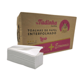 Papel Interfolha Luxo 20x21cm 2 Dobras Folha Simples Vó Tudinha