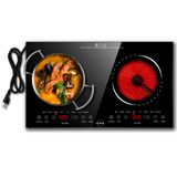 Fogão Elétrico Hobsir Hob 2 Queimadores 24 Cm 110 V Com Trava De Segurança