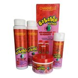 Kit Capilar Babablu 4 Itens Morango Babaloo Charmelle