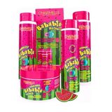 Kit Capilar C/4 Babablu Melancia Charmelle Cabelo Hidratação