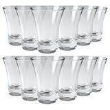 Jogo 12 Copos De Vidro Dose Shot E Cachaça Linha Safira 60ml