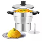 Cuscuzeiro Grande Nº 20 Alumínio Oliveira - Cuscuz Cuscus 20 Grande Familia - Panami