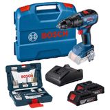 Furadeira Parafusadeira Gsb18v50 + Kit Brocas 48 Peças Bosch