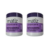 Mascara Maxihair 500g Matizadora - Kit Com 2un