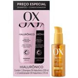 Kit Ox Hialurônico Shampoo + Condicionador + Óleo Capilar Nutritivo 120ml