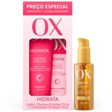 Kit Ox Hidrata Shampoo + Condicionador + Óleo Capilar Nutritivo 120ml