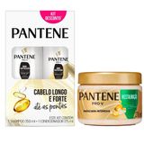 Kit Pantene Hidro Cauterização Shampoo 350ml + Condicionador 175ml + Máscara Capilar Hidratação 270ml