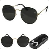 Oculos Sol Preto Feminino Praia Casual Aço Inoxidavel + Case Casual Qualidade Premium Presente Moda
