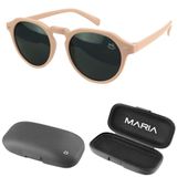 Oculos Sol Casual Vintage Proteção Uv + Case + Masculino Verão Qualidade Premium Presente Acetato