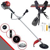 Roçadeira Multifuncional Anmax Cg430p-tb À Gasolina 2hp 43cc 9.000rpm Kit De Facas Extras 3 Pontas, Faca 80 Dentes E Escova De Aço 38 Cerdas