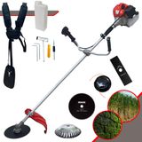 Roçadeira Profissional Anmax Cg430p À Gasolina 2t 43cc 2hp 9.000rpm + Extra Faca 3 Pontas, Faca 80 Dentes E Escova De Aço 38 Cerdas