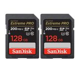 Cartão De Memória Sandisk Extreme Pro 128gb Sdxc Uhs-i 200mb/s