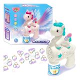 Brinquedo Solta Bolhas Unicornio Azul Vexo Toys