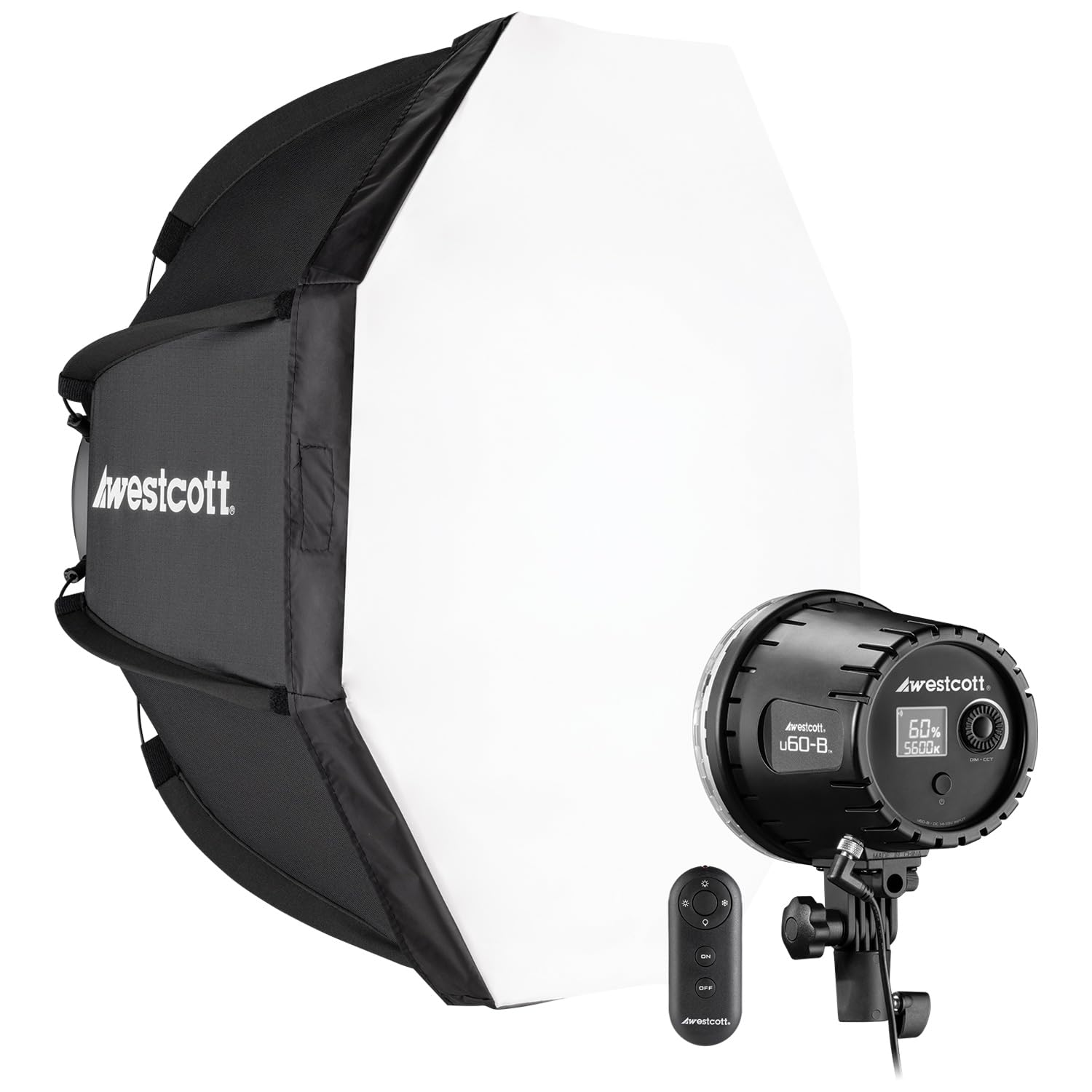 Luz Led Westcott U60-b Bicolor De 60 W Com Kit Softbox