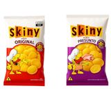 Kit 10 Salgadinho Skiny Natural E Presunto De Milho 35g