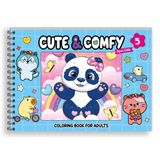 Livro De Colorir Cute &amp; Comfy Super Extra Capa Dura Edição 5