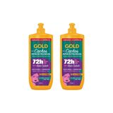 Creme Para Pentear Niely Gold 500ml Cachos Kit 2 Unidades