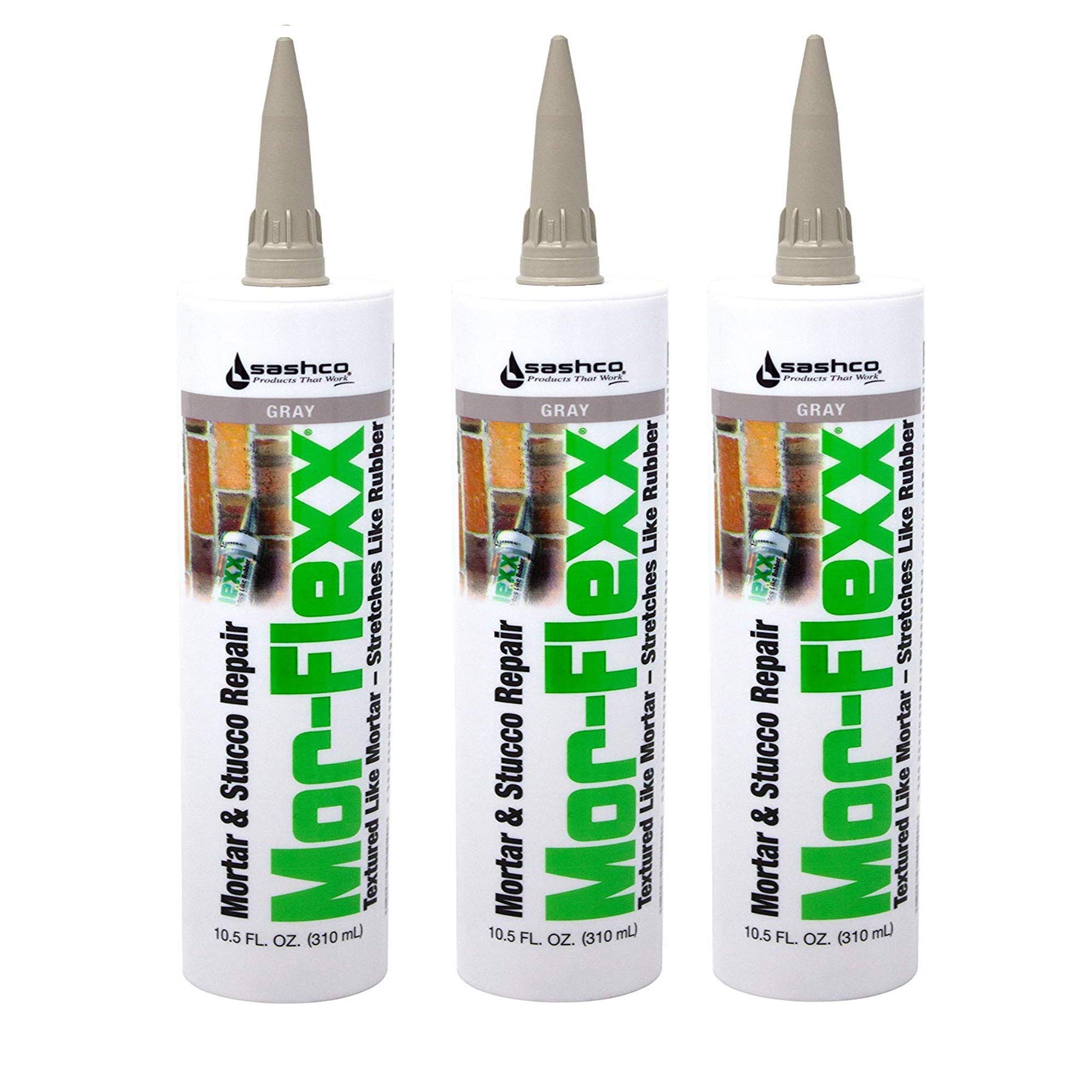 Grout Repair Sashco Morflexx Grey 310 Ml, Pacote Com 3