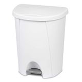 Lata De Lixo Sterilite 10948004 Step Can 25l Branca