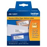 Etiquetas De Endereço Brother Dk1201 Para Impressoras Ql 400 Etiquetas