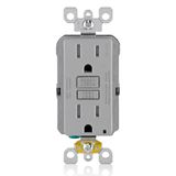 Gfci Outlet Leviton 15 Amp Self-test Cinza
