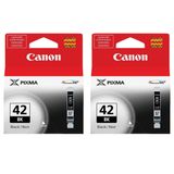 Cartucho De Tinta Canon Cli-42 Preto, Pacote Com 2