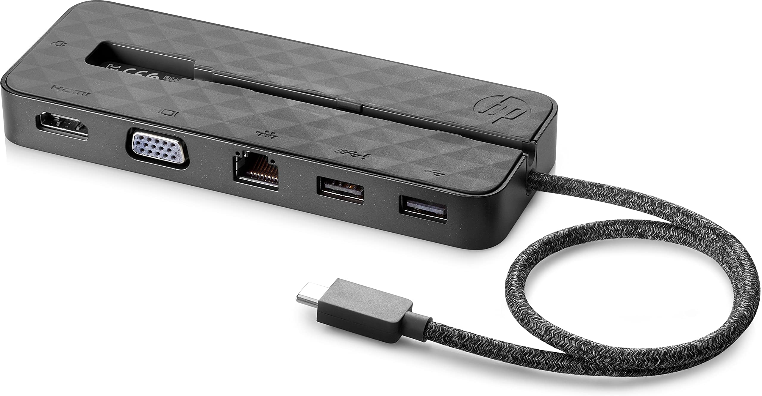Dock Hp Usb-c Mini Dock Com Suporte Para Hdmi 4k E Vga 1080p