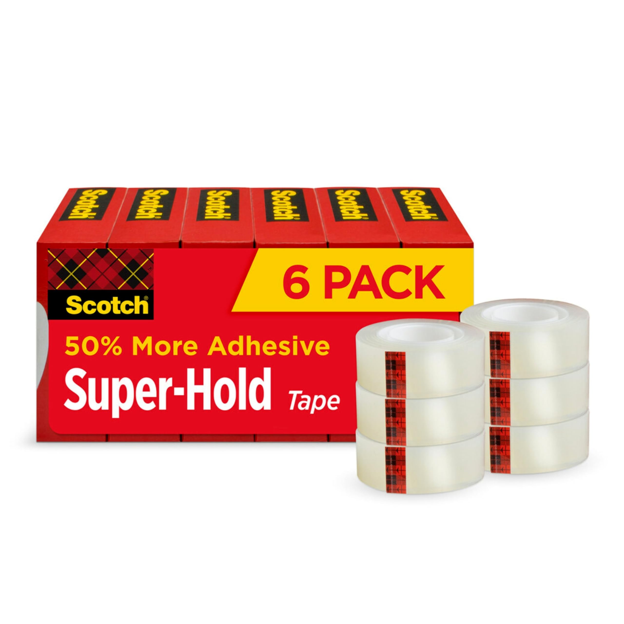 Fita Adesiva Super-hold 700s6 6 6 Rolos 34cm X 20m