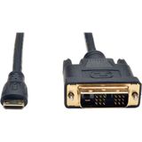 Adaptador De Cabo Tripp Lite Mini Hdmi Para Dvi-d M/m 3m