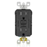 Outlet Gfci Leviton 15 Amp Self-test, Preto