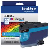 Tinteiro Brother Lc406xlc Alto Rendimento Ciano