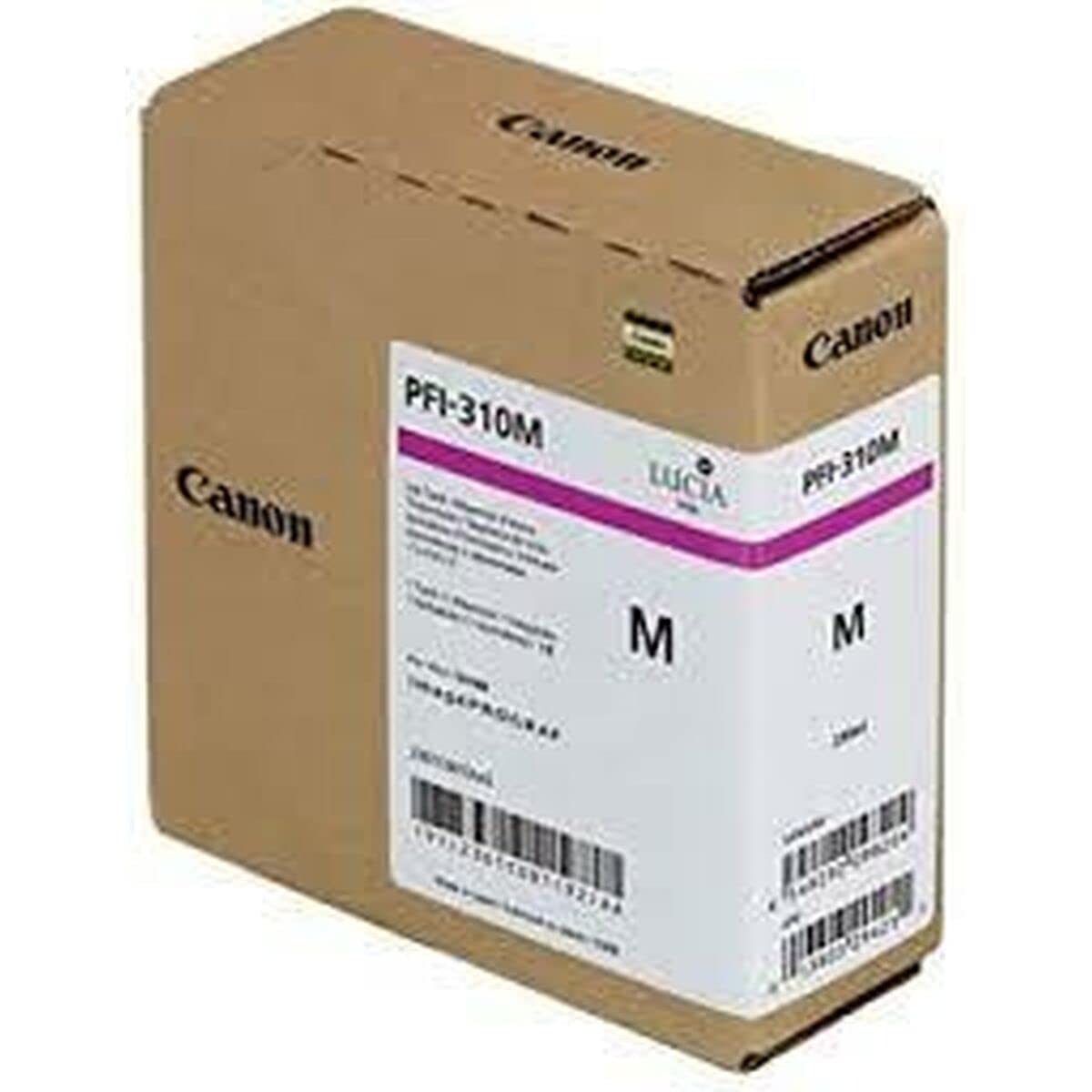 Tanque De Tinta Canon Pfi-310m Magenta 330ml Para Impressora Canon
