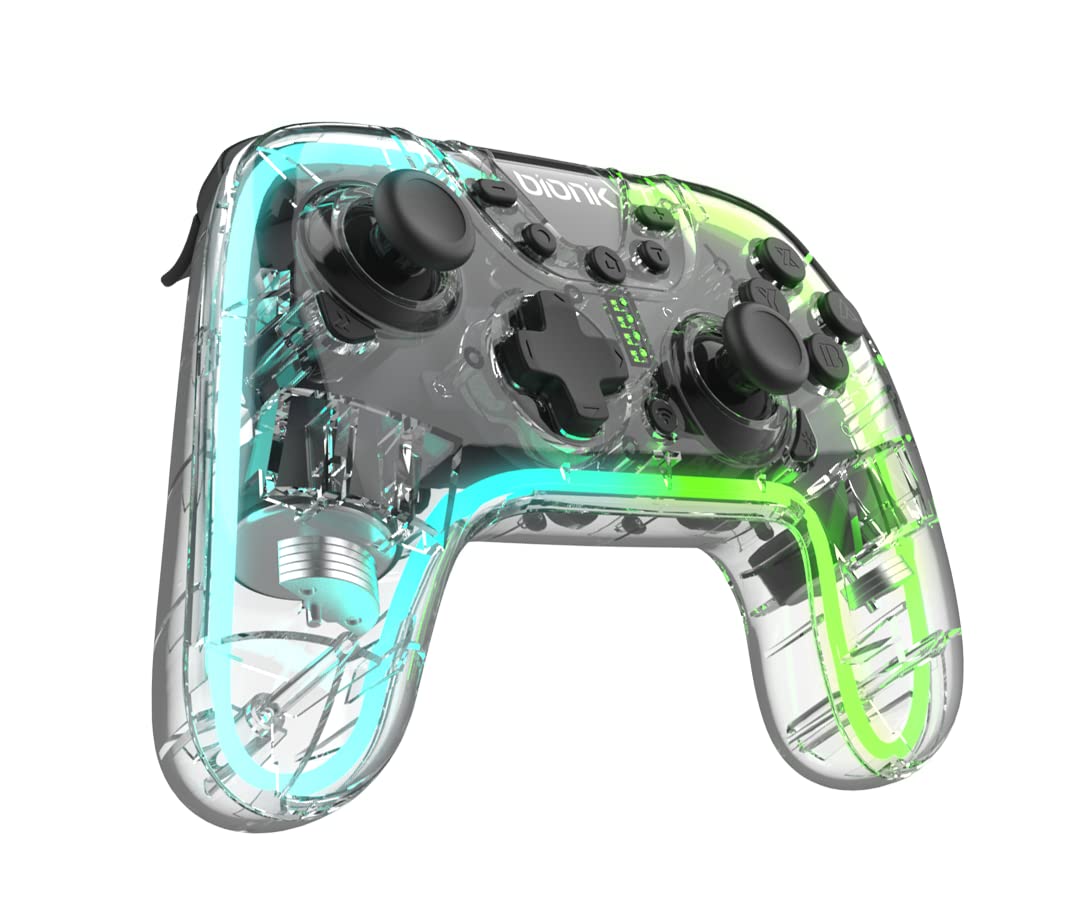 Controlador Sem Fio Bionik Neo Glow Nintendo Switch Rgb