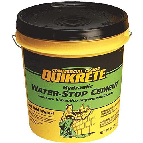 Water Stop Cement Quikrete Hyd 20 Kg Resistente À Água Branco