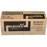 Cartucho De Toner Kyocera Tk582k Preto Rendimento De 3.500 Páginas