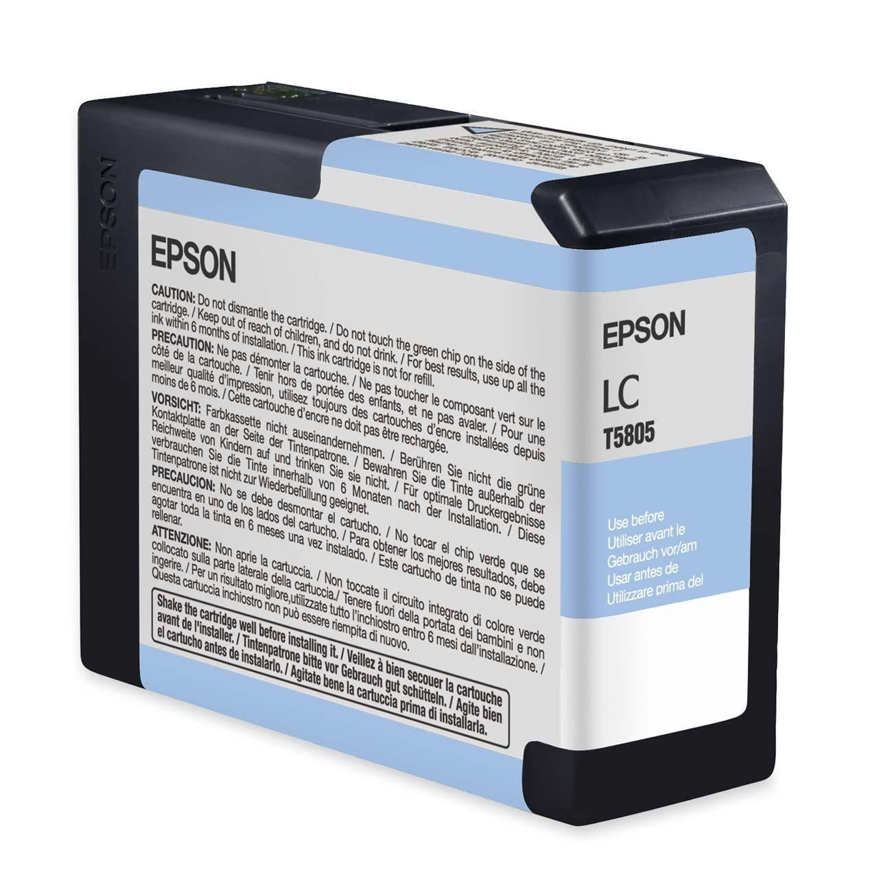 Cartucho De Tinta Epson T580500 Ultrachrome K3 Light Cyan