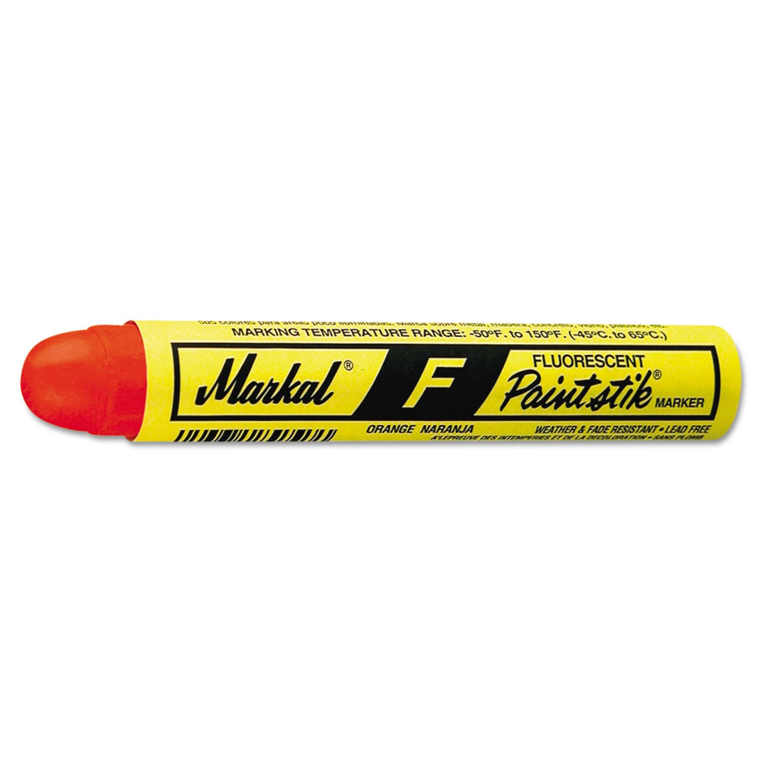 Marker Markal Paintstik F Fluorescente Laranja 12/caixa