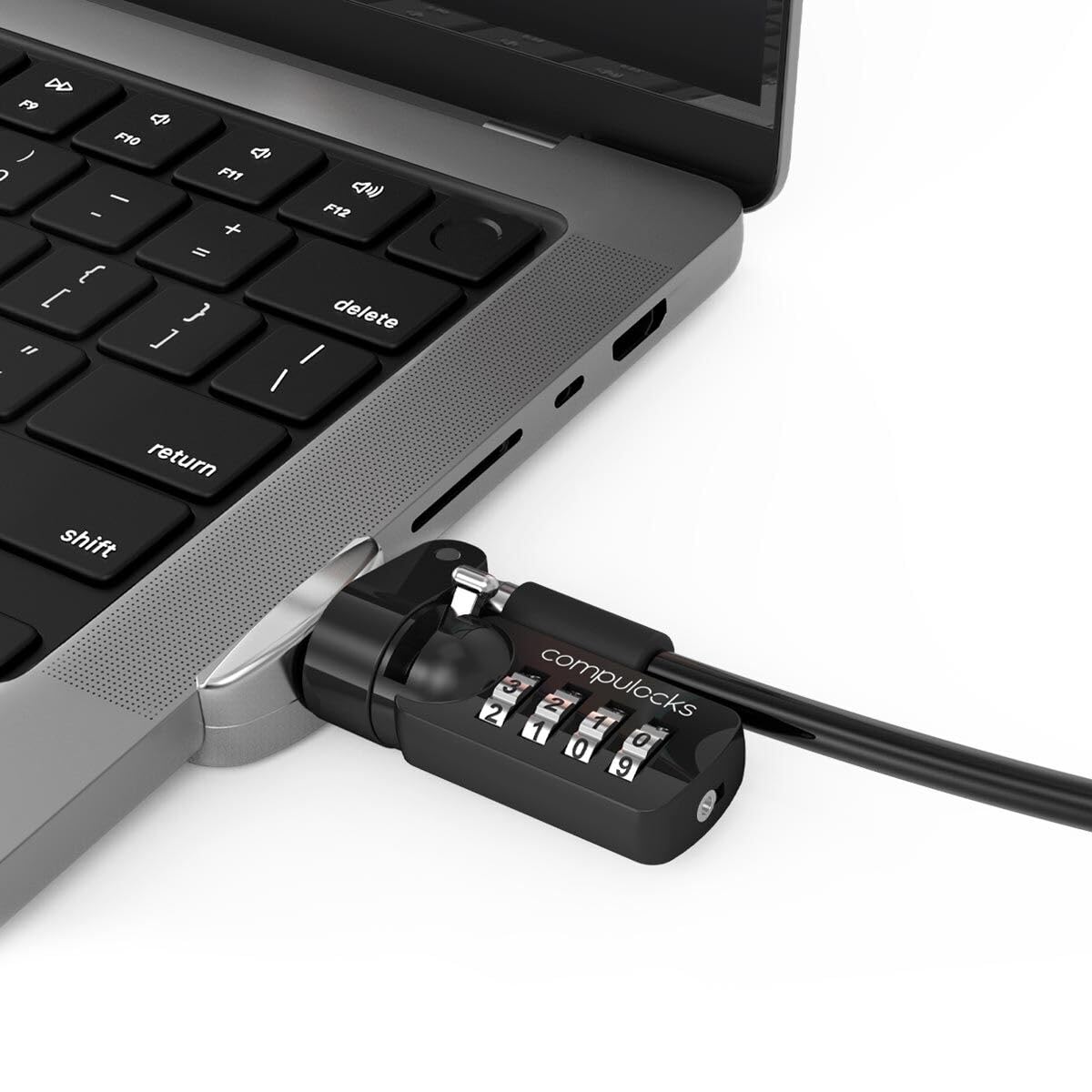 Adaptador Ledge Lock Para Macbook Pro 14 M1, M2, M3, M4 - Prata