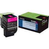 Cartucho De Toner Lexmark 70c1xm0 Magenta De Alto Rendimento