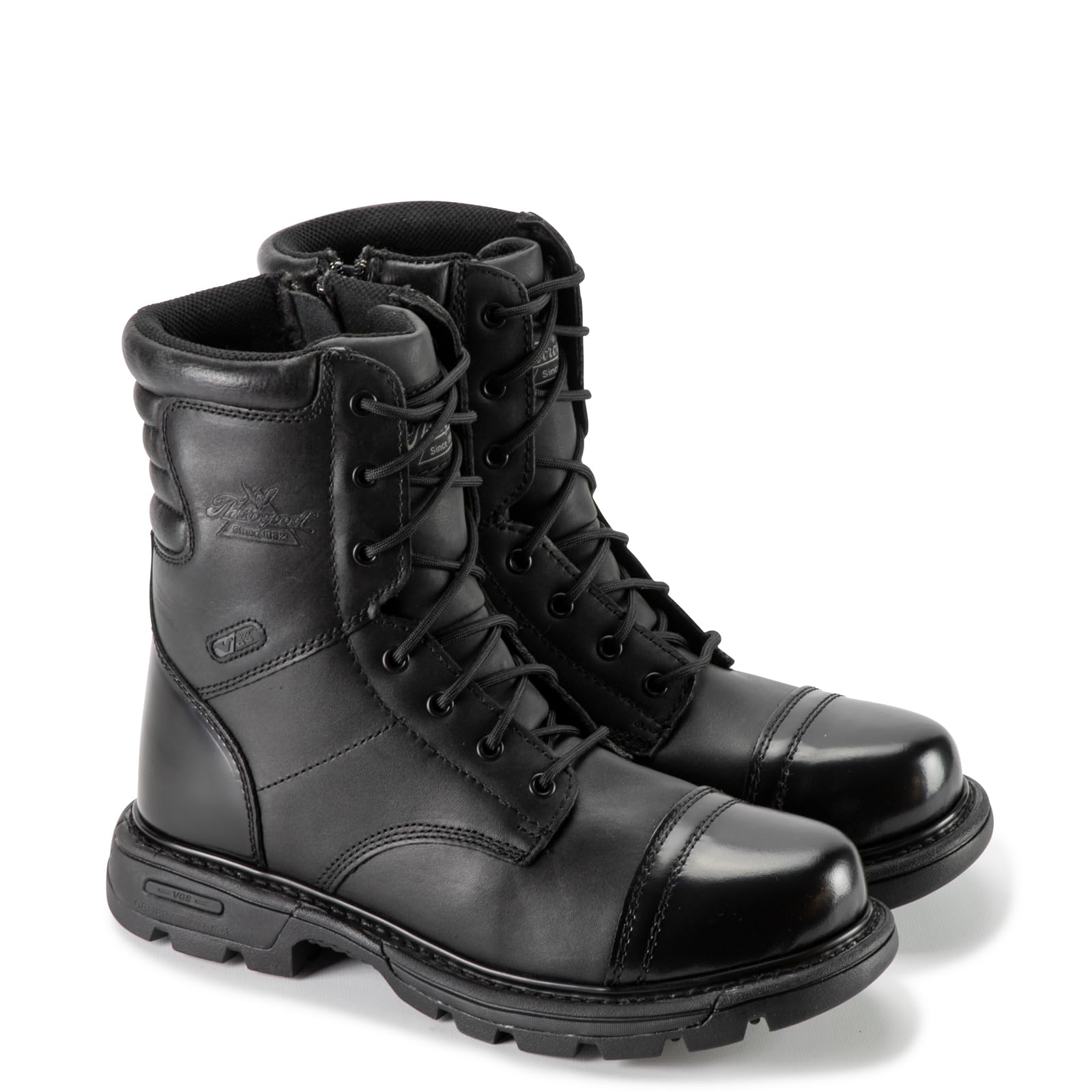 Botas Táticas Thorogood Gen-flex2 De 8” Com Zíper Lateral Pretas 11,5 W Eua