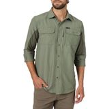 Camisa Masculina Atg By Wrangler De Manga Comprida Dusty Olive - Média