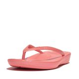 Chinelos Fitflop Iqushion Ergonômicos Femininos Em Coral Perolizado