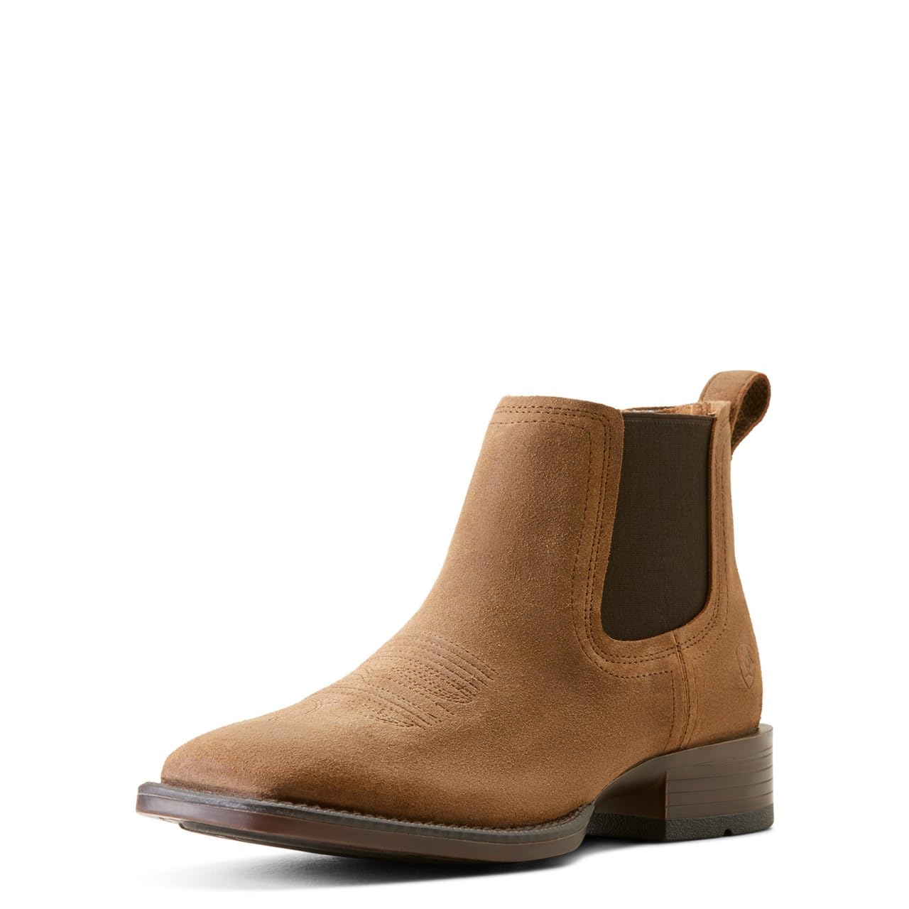 Western Boot Ariat Booker Ultra Para Homens Em Adobe Mocha